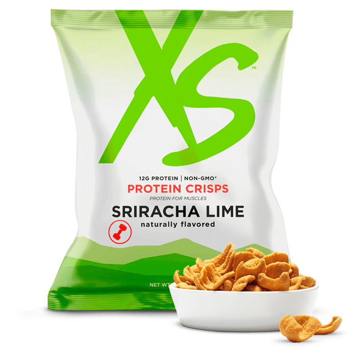 XS Protein Crisps – Sriracha Lime & Barbeque (12 Bags)