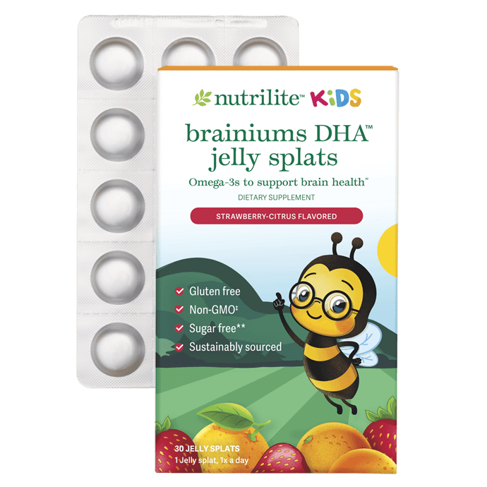 Kids’ Omega‑3 Jelly Splats | DHA + EPA + ALA | Daily Wellness