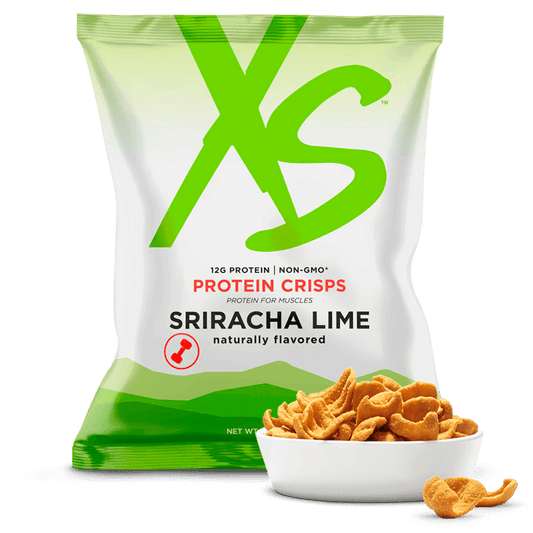 XS Protein Crisps – Sriracha Lime & Barbeque (12 Bags)