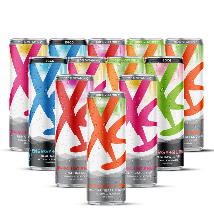 XS Juiced & Burn | Real Juice Energy Drink | 12‑Pack